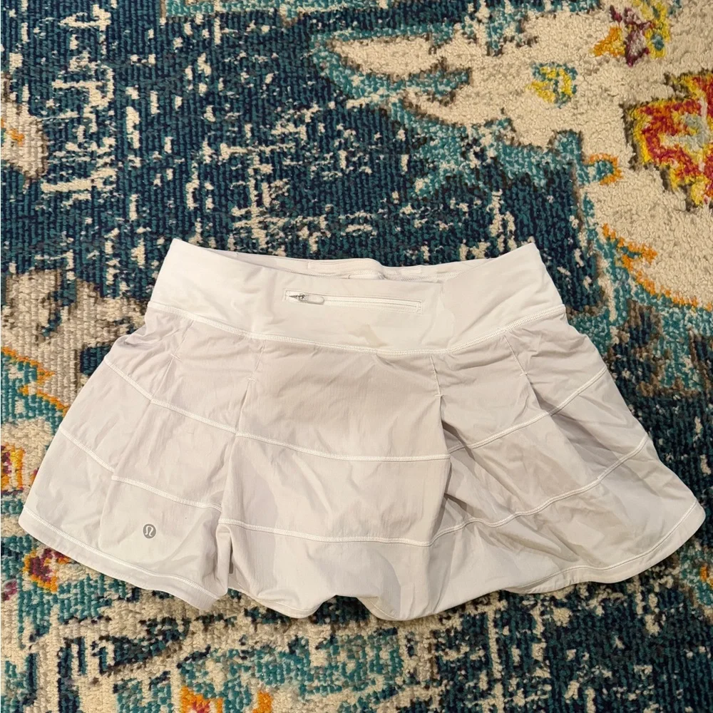 lululemon athletica White Athletic Skort